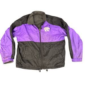 KSU Kansas State Wildcats G-III Sports Carl Banks Full Zip Jacket Reversable M